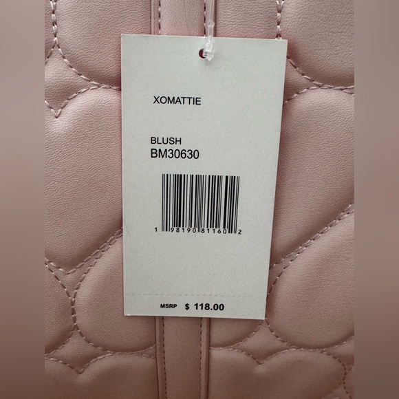 Betsey Johnson XOMATTIE Valentine Tote Handbag Pink - Picture 3 of 7